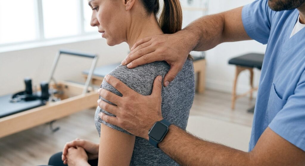 Kinetic Neuro Rehab Deva - Durere intre omoplat si coloana